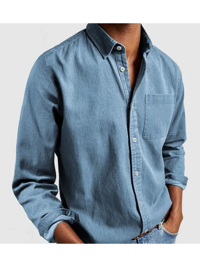 Classic Linen Shirt | Men's Long Sleeve Shirt with Breathable Fabric | Versatile Summer Style for Comfort 11