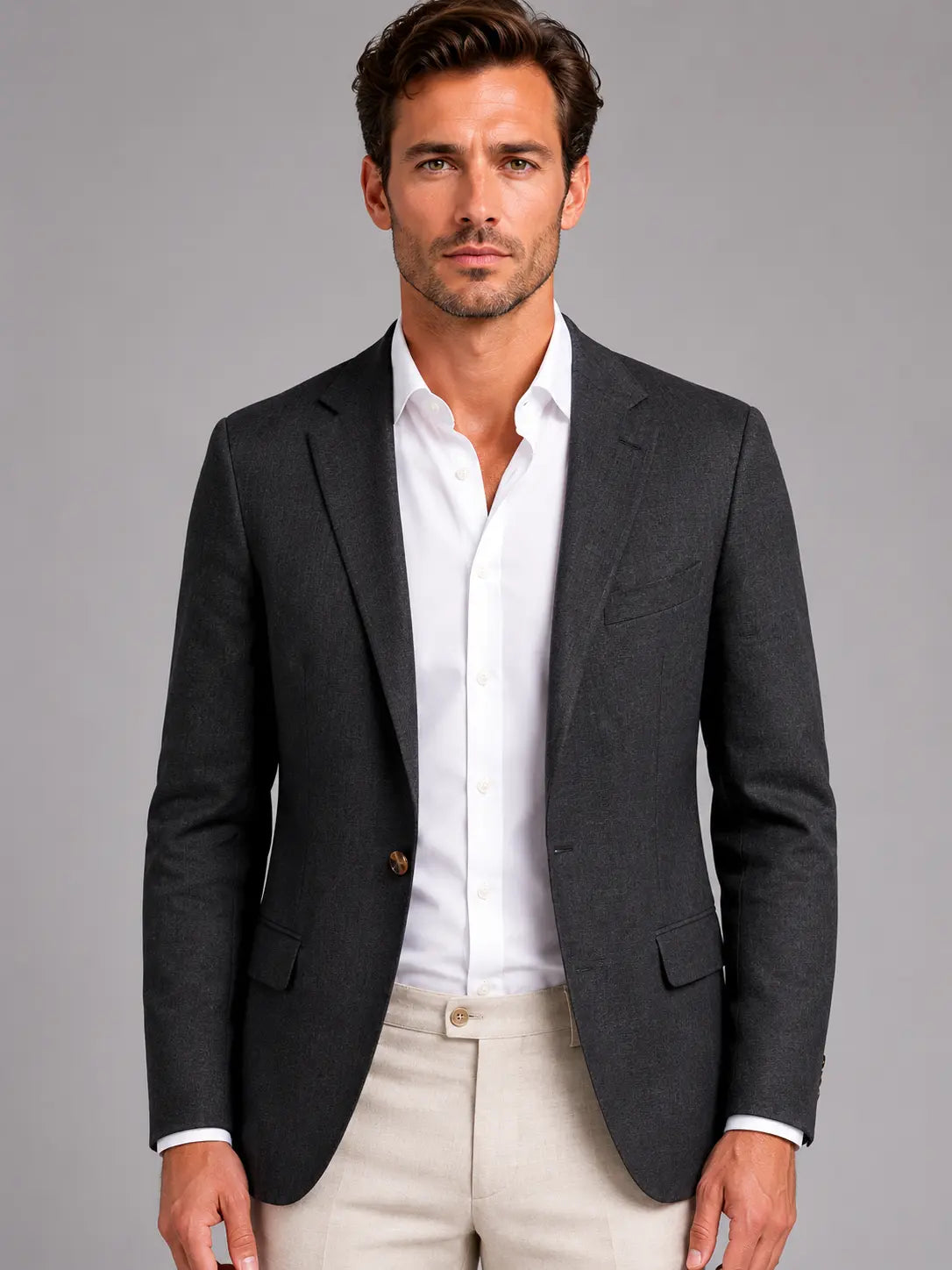 Men's Lightweight Linen Blazer | Tailored Summer Jacket for Smart Casual Style 4
