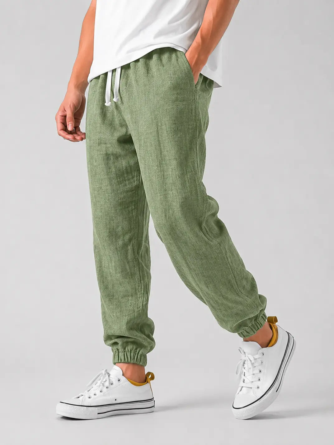 Men's Lightweight Linen Trousers | Relaxed Fit Summer Pants for Comfort and Style 6