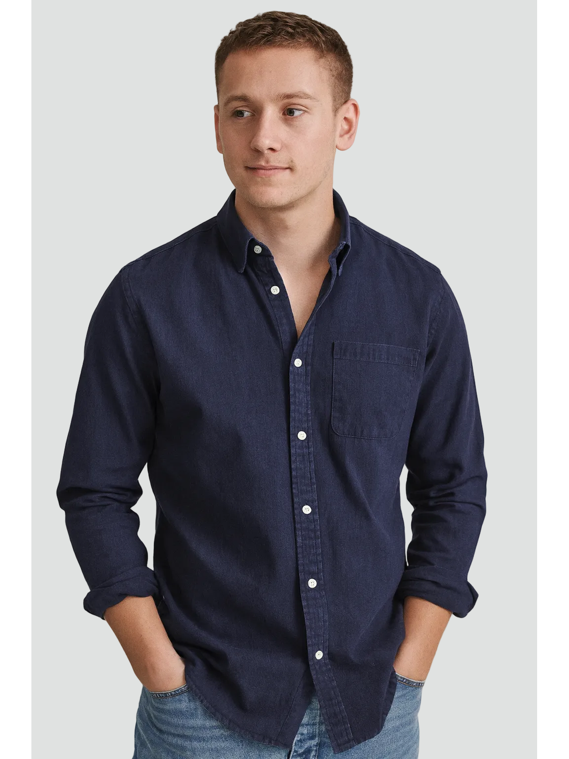 Classic Linen Shirt | Men's Long Sleeve Shirt with Breathable Fabric | Versatile Summer Style for Comfort 1