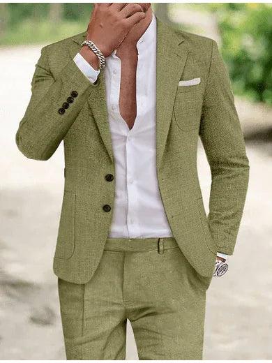 Elegant Men's Suit | Lightweight Summer Suit with Modern Cut | Stylish Comfort for Weddings and Events 0