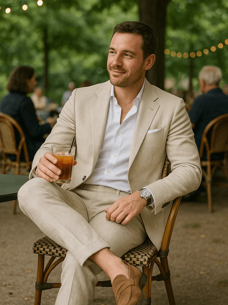 Elegant Men's Suit | Lightweight Summer Suit with Modern Cut | Stylish Comfort for Weddings and Events 2