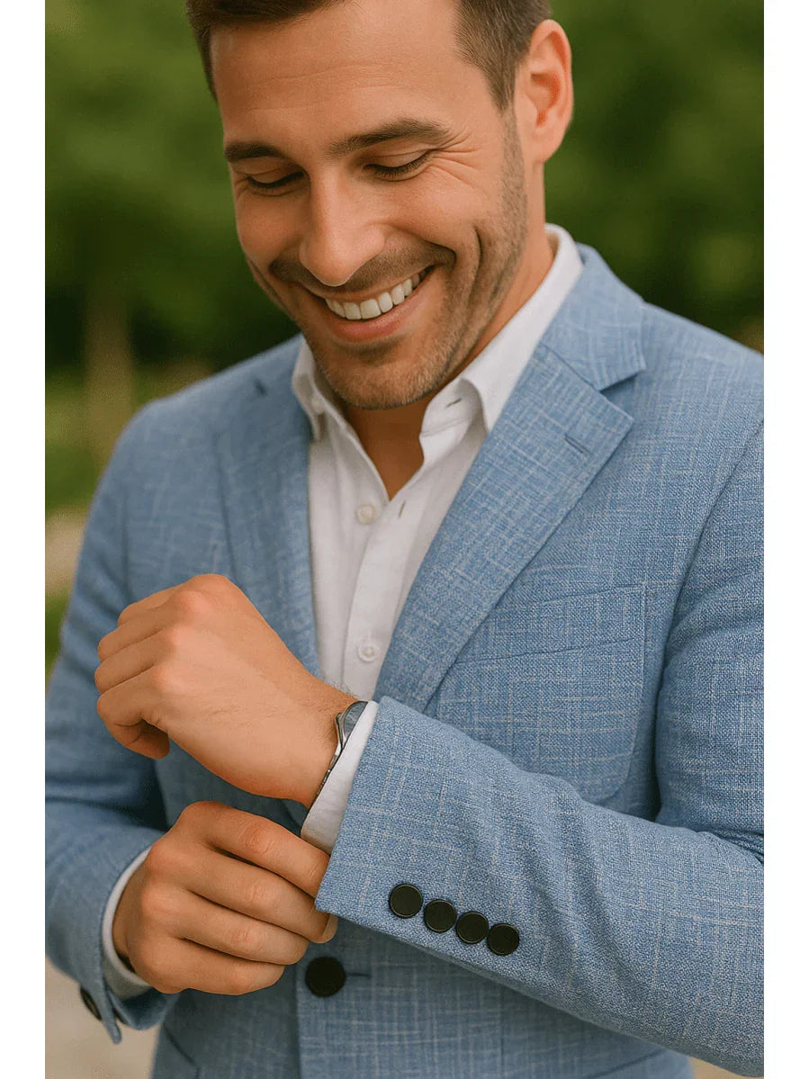 Elegant Men's Suit | Lightweight Summer Suit with Modern Cut | Stylish Comfort for Weddings and Events 3