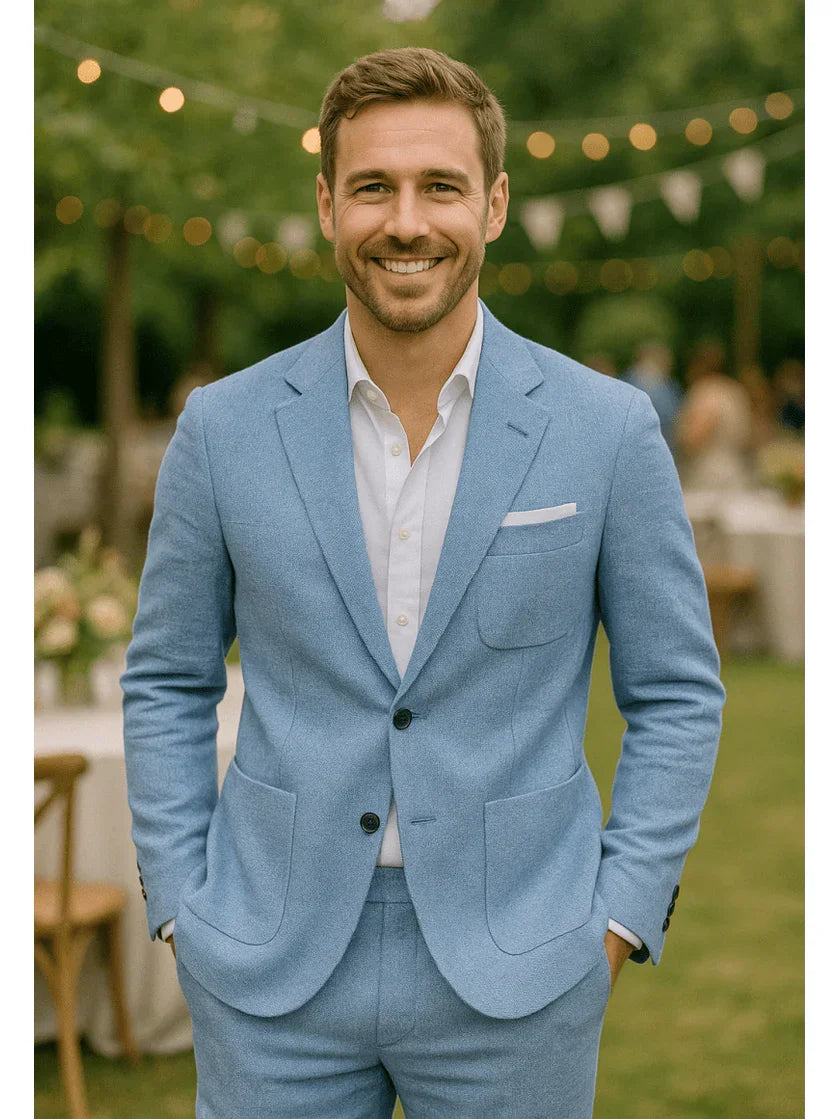 Elegant Men's Suit | Lightweight Summer Suit with Modern Cut | Stylish Comfort for Weddings and Events 4