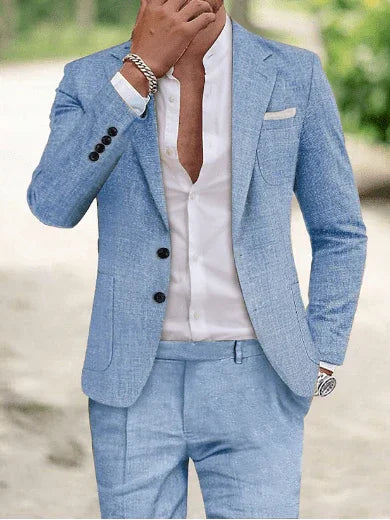 Elegant Men's Suit | Lightweight Summer Suit with Modern Cut | Stylish Comfort for Weddings and Events 9
